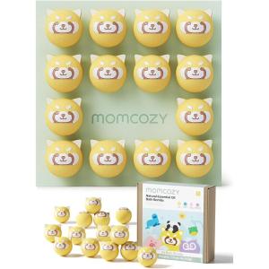 imageMomcozy Essential Oil Bath Bombs14 Pcs Bubble Bath Fizzy Balls with 7 Cute Animal ShapesBath Bombs Gift Set for Kids Girls Boys Toddler Ideal Gift for Childrens Day Bath Bomb KitRed Panda
