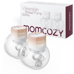 imageMomcozy HandsFree Breast Pump S12 Pro Wearable ampamp Portable Pump with Soft DoubleFit Flange 3 Modes  9 Levels Double Electric Pump Smart Display 24mm 2 Pack Cozy WhiteCozy Pink