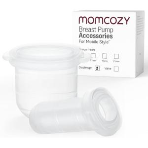 imageMomcozy Mobile Style  M6 Diaphragm Original Mobile Style  M6 Breast Pump Replacement Accessories 2PCSTransparent