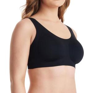 imageMomcozy Seamless Comfort Bra Wireless FullCoverage Everyday Wear Invisible AllDay SupportBlack