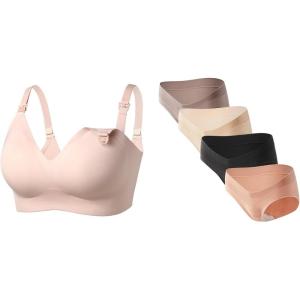 imageMomcozy Seamless Ultra Comfort Nursing Bra XLargeUnder Bump Maternity Underwear Large