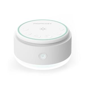imageMomcozy Sound Machine for Baby  Portable White Noise Sound Machine for Sleep Rechargeable  20 Sleep Sounds White Noise Machine with Nursery Night Light  Travel Sleep Sound Machine Battery BasedCold Light