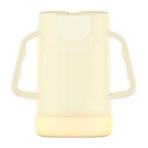 imageMomcozy Squeeze Pouch Holder for Food Pouches and Drink Boxes Baby Pouch Holder Allows Baby to SelfFeed and Avoid Messes Baby Food Pouch Holder Handle is Easy to Grip Comfortable GreenYellow