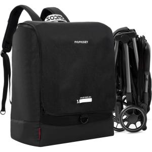 imageMomcozy Stroller Travel Bag for Airplane  Suit ClickGo Stroller  Compatible with Strollers Folded Dimensions of 221 X 173 X 98 Inch  Fit Most Major Brand  Handheld  BackcarryingBlack