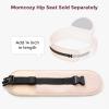 imageMomcozy Hip Carrier Belt Extender  Compatible with Momcozy Move2Fit Hip Carrier Extends Waist Band up to 59 for Plus Size Parents Adjustable Fit Soft ampamp Breathable AirmeshGreyAirmeshPink