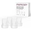 imageMomcozy Original Replacement Accessories for M5 M6 M9 FoodGrade Silicone ampamp BPA Free Original Breastfeeding Parts Inserts 19mm 4 PackTransparent