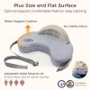 imageMomcozy Innovative Safety Fence Nursing Pillow  Firm ampamp Springy Memory Foam  Stable Ergonomic Support ampamp Comfort  Wider Breastfeeding Cushion Adjustable Removable Cover Baby Safety CertifiedGrey  Premium Memory Foam 