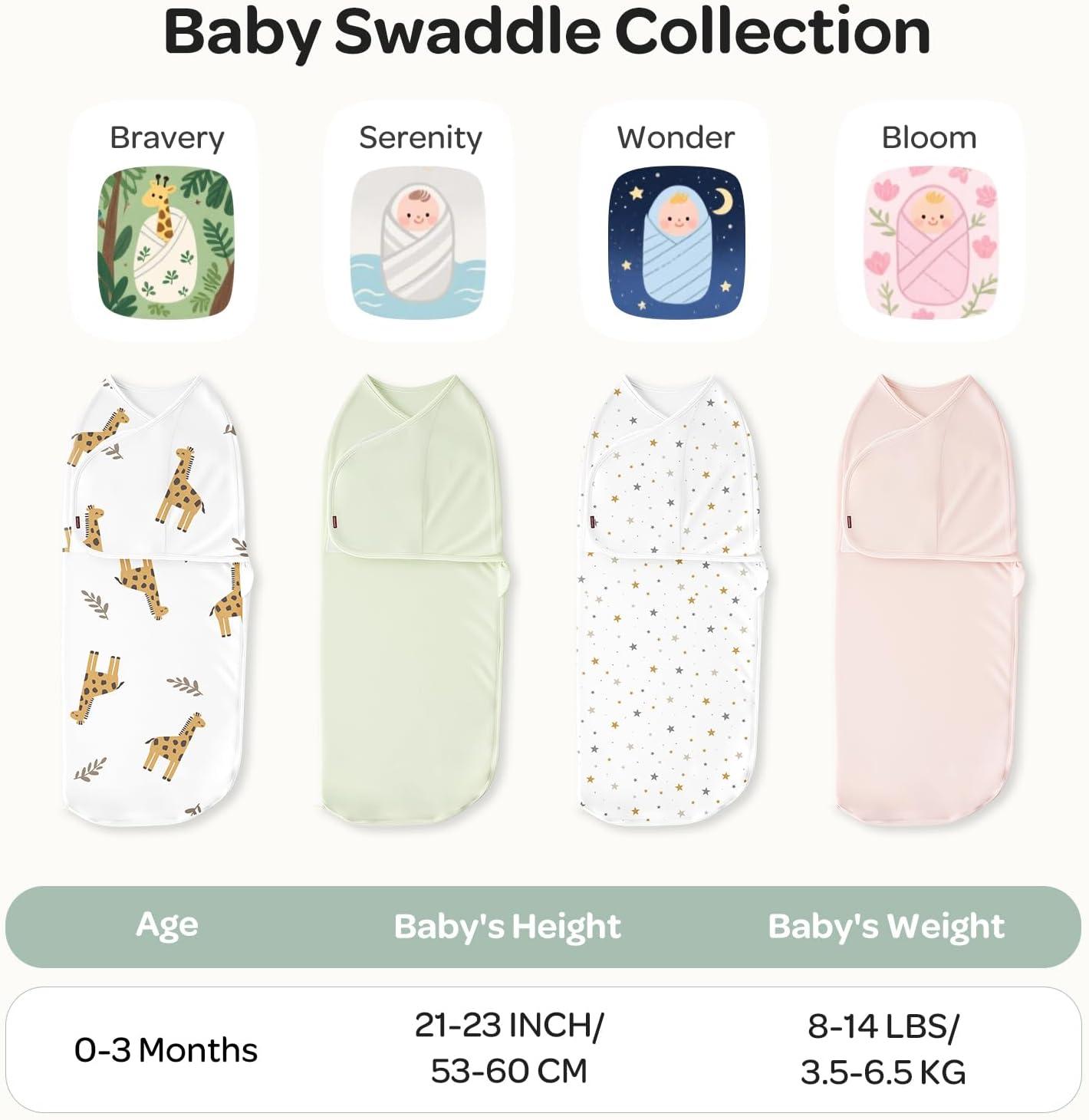 imageMomcozy Swaddles for Newborns Quiet Fastner Suitable for Infant 03 Months NewParentFriendly Swaddle Sack Reduce Startle Reflex Newborn Boys Girls Registry Essentials 2Pack SmallMediumSerenity
