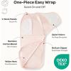 imageMomcozy Swaddles for Newborns Quiet Fastner Suitable for Infant 03 Months NewParentFriendly Swaddle Sack Reduce Startle Reflex Newborn Boys Girls Registry Essentials 2Pack SmallMediumBloom