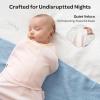 imageMomcozy Swaddles for Newborns Quiet Fastner Suitable for Infant 03 Months NewParentFriendly Swaddle Sack Reduce Startle Reflex Newborn Boys Girls Registry Essentials 2Pack SmallMediumBloom