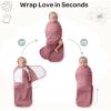 imageMomcozy Swaddles for Newborns Quiet Fastner Suitable for Infant 03 Months NewParentFriendly Swaddle Sack Reduce Startle Reflex Newborn Boys Girls Registry Essentials 2Pack SmallMediumBloom