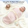 imageMomcozy Swaddles for Newborns Quiet Fastner Suitable for Infant 03 Months NewParentFriendly Swaddle Sack Reduce Startle Reflex Newborn Boys Girls Registry Essentials 2Pack SmallMediumBloom