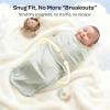 imageMomcozy Swaddles for Newborns Quiet Fastner Suitable for Infant 03 Months NewParentFriendly Swaddle Sack Reduce Startle Reflex Newborn Boys Girls Registry Essentials 2Pack SmallMediumSerenity