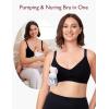 imageMomcozy V Neck Pumping Bra Hands Free Comfort AllDay Wear with CozyFitClasp for Pumping ampamp Nursing in One