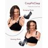imageMomcozy V Neck Pumping Bra Hands Free Comfort AllDay Wear with CozyFitClasp for Pumping ampamp Nursing in One