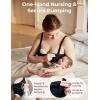 imageMomcozy 4in1 HandsFree Pumping Bra with Cooling Fabric ampamp JellyStrip Support Nursing ampamp Breast Pump Bra for AllDay WearBlack