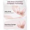 imageMomcozy CoolFit Nursing Bras for Breastfeeding Fixed Padding Ultra Stretch Seamless Jelly Strip Maternity Bra WirelessOyster Pink