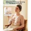 imageMomcozy HandsFree Pumping Bra Wireless ampamp Seamless HF010 Breast Pump Bra Breathable Tencel Fabric ampamp Fully Fixed CupsOyster Pink