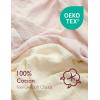 imageMomcozy Muslin Standard Fitted Crib Sheets 52quotx28quot 2 Pack Soft Breathable Natural Cotton Baby Mattress Sheet 360 Mattress Wrapping No Slip Boys Girls Neutral Toddler Bed Sheet Bravery ZebraBeige Blush