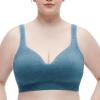 imageMomcozy Seamless US Cotton Busty Bras for WomenComfortable Wireless Full Coverage Bra with Molded Cups for Large Bust