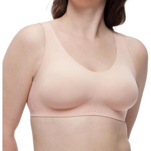 imageMomcozy Seamless Everyday Bra for Women Wireless FullCoverage Bra with Soft Support and AllDay ComfortRosewater