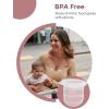 imageMomcozy Breast Pump Hands Free Mobile Style  M6 Wearable Breastfeeding Pump Ideal Rhythm for More Milk DoubleFit Flange More Fit ampamp Discreet with 3 Modes ampamp 9 Levels 24mm  2 Pack Cozy RedTransparent