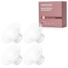 imageMomcozy DoubleSealed Flange 24mm Compatible with Momcozy M5 Breast Pump Original M5 Breast Pump Replacement Accessories 1PC 24mmTransparent