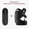 imageMomcozy Hip Carrier Belt Extender  Compatible with Momcozy Move2Fit Hip Carrier Extends Waist Band up to 59 for Plus Size Parents Adjustable Fit Soft ampamp Breathable BlackBlack
