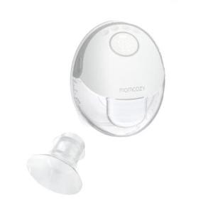 imageMomcozy M5 HandsFree Wearable Breast Pump DoubleSealed Flange for BabyLike Comfort 3 Modes ampamp 9 Suction Levels Portable Electric Pump  24mm 2Pack Quill GrayGray