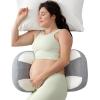 imageMomcozy Portable Pregnancy Pillow for Sleeping Plus W Shaped Maternity Pillow for Side Sleeper Support for Back Belly HIPS for Pregnant Women Adjustable Travel Wedge Pillow