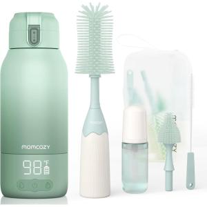 imageMomcozy Bottle Brush Kit ampamp Portable Milk Warmer for Travel