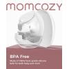 imageMomcozy Wearable Breast Pump Hands Free Upgraded Mobile Flow  M9 App Discreet Control with Personalized MultiModes ampamp 15 Levels Wearable Breast Pump 24mm 2 Pack Cozy RedWhite