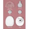 imageMomcozy Wearable Breast Pump Hands Free Upgraded Mobile Flow  M9 App Discreet Control with Personalized MultiModes ampamp 15 Levels Wearable Breast Pump 24mm 2 Pack Cozy RedWhite
