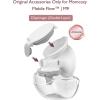 imageMomcozy Wearable Breast Pump Hands Free Upgraded Mobile Flow  M9 App Discreet Control with Personalized MultiModes ampamp 15 Levels Wearable Breast Pump 24mm 2 Pack Cozy RedGray
