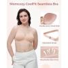 imageMomcozy CoolFit TShirt Jelly Bra for Women Comfortable Wireless Everyday Bras with SemiFixed Pads
