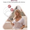 imageMomcozy Wearable Breast Pump V2 Pro UltraLightweight Double Electric Breast Pump HandsFree ampamp Portable Pump with Upgraded Flange Quiet ampamp LeakProof Electric Pump for Pumping MomsTransparent