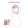 imageMomcozy Breast Pump V1 Pro HospitalGrade HandsFree ampamp Portable Wearable Pump Upgraded Electric Pump with 3 FineTuned Rhythms15 Levels Come with LeakProof DoubleFit Flange Cozy RedTransparent