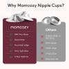 imageMomcozy 999 Silver Nursing Cups HoleFree Design 999 Silver Nipple Shields Breastfeeding Essentials Silver Nipple Shields for Breastfeeding Newborns Metal Nipple Shields Regular SizeHolefree