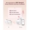 imageMomcozy M5 Smart APP Controlled Wearable Breast Pump HandsFree Wireless Electric Pump 3 Modes 9 Suction Levels BPAFree Portable Lightweight 24mm Flange 2Pack Cozy RedCozy Red