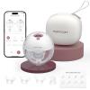 imageMomcozy M5 Smart APP Controlled Wearable Breast Pump HandsFree Wireless Electric Pump 3 Modes 9 Suction Levels BPAFree Portable Lightweight 24mm Flange 2Pack Cozy RedCozy Red