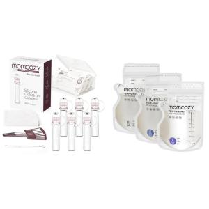 imageMomcozy Colostrum Collector Reusable Breast Milk Collector amp Momcozy Breastmilk Storage Bag 8Oz