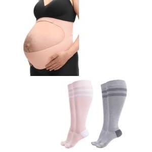 imageMomcozy Belly Band and Compression Socks for Pregnancy