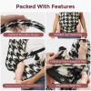 imageMomcozy Baby Carrier Ergonomic Cozy and Lightweight Carrier Effortless to Put On Ideal for HandsFree Parenting Enhanced Lumbar Support GeometryCottonHoundstooth