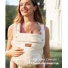 imageMomcozy Baby Carrier Ergonomic Cozy and Lightweight Carrier Effortless to Put On Ideal for HandsFree Parenting Enhanced Lumbar Support GeometryGeometry