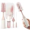 imageMomcozy Bottle Brush Kit Pink amp Momcozy Bottle Brush Cleaning Fluid