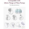 imageMomcozy Original S9 ProS12 Pro Replacement Accessories Only Compatible with Momcozy S9 ProS12 Pro Breast Pump NOT for S9S12Duckbill Valves amp Silicone Diaphragm1 PackTransparent