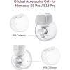 imageMomcozy Original S9 ProS12 Pro Replacement Accessories Only Compatible with Momcozy S9 ProS12 Pro Breast Pump NOT for S9S12Duckbill Valves amp Silicone Diaphragm1 PackTransparent