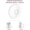 imageMomcozy Original S9 ProS12 Pro Replacement Accessories Only Compatible with Momcozy S9 ProS12 Pro Breast Pump NOT for S9S12Duckbill Valves amp Silicone Diaphragm1 PackTransparent