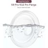 imageMomcozy Original S9 ProS12 Pro Replacement Accessories Only Compatible with S9 ProS12 Pro Breast Pump NOT for S9S12S12ProQuick SingleSealed Full Set Collector 24mm Flange 180ml 1 PackTransparent