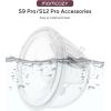 imageMomcozy Original S9 ProS12 Pro Replacement Accessories Only Compatible with S9 ProS12 Pro Breast Pump NOT for S9S12S12ProQuick SingleSealed Full Set Collector 24mm Flange 180ml 1 PackTransparent